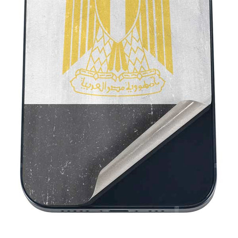 Egypt Flag Distressed iPhone 12 Skin